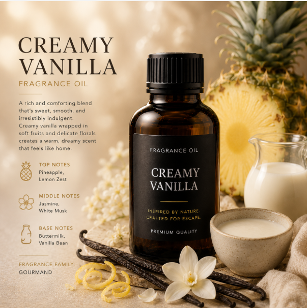 Creamy Vanilla - Fragrance Oil